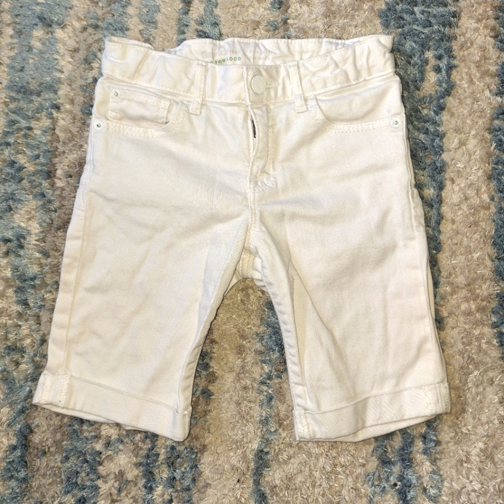 Gap Kids White Bermuda Shirts sz 8 Youth GUC